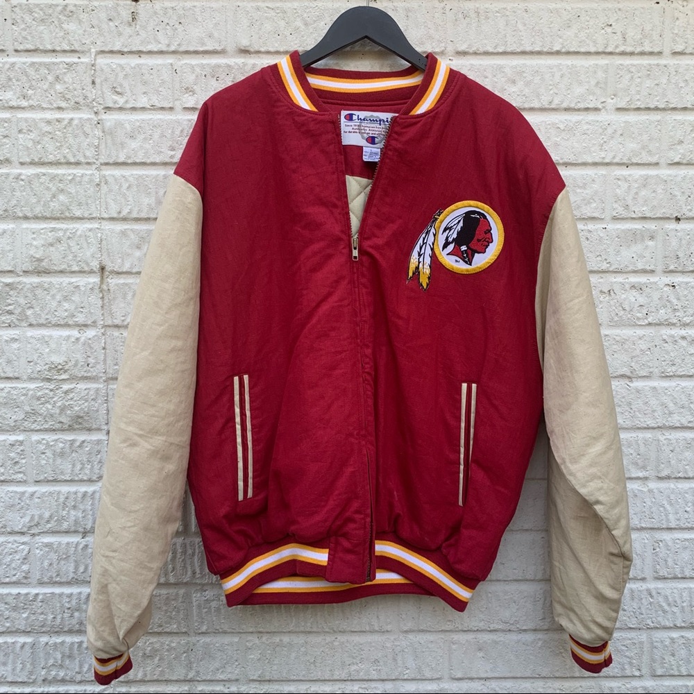 Vintage 90s Champion NFL Redskins Varsity Jacket